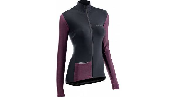 Picture of JERSEY NW M ALLURE (WOMENS) LONG SLEEVE BLACK/BURGUNDY