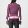 Picture of JERSEY CASTELLI VOLARE LS XS (WOMENS) LONG SLEEVE WHITE/PINK