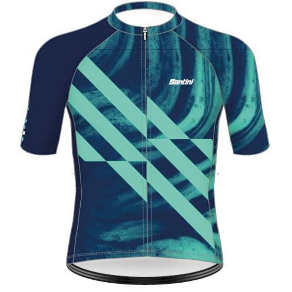 Picture of JERSEY SANTINI FILO HERO M SHORT SLEEVE BLUE