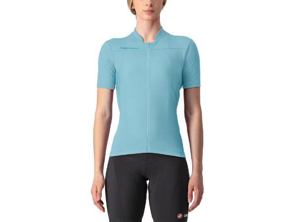 Picture of JERSEY CASTELLI ANIMA 3 S (WOMENS) SHORT SLEEVE LIGHT AQUA