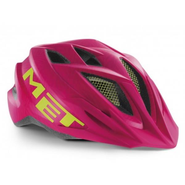 Picture of HELMET MET CRACKERJACK YOUNGSTERS 52/57 FUCHSIA