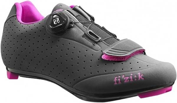 Εικόνα της ΠΑΠΟΥΤΣΙΑ FIZIK ROAD DONNA R5 ΜΑΥΡΟ/ΦΟΥΞΙΑ 38