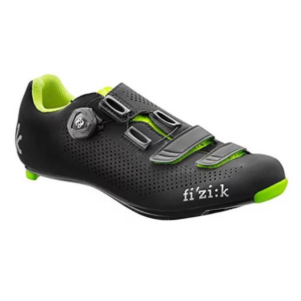 Picture of SHOES FIZIK ROAD R4B BLACK-YELLOW 42,5