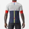 Picture of CASTELLI SEZIONE JERSEY M SHORT BLUE/WHITE/YELLOW