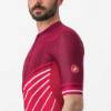 Εικόνα της ΜΠΛΟΥΖΑ CASTELLI SPEED STRADA JERSEY ΚΟΝΤΟ ΜΑΝΙΚΙ ΜΠΟΡΝΤΟ/ΚΟΚΚΙΝΟ