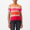 Picture of Castelli Dolce Women's Jersey in Soft Orange/Hibiscus/Pink