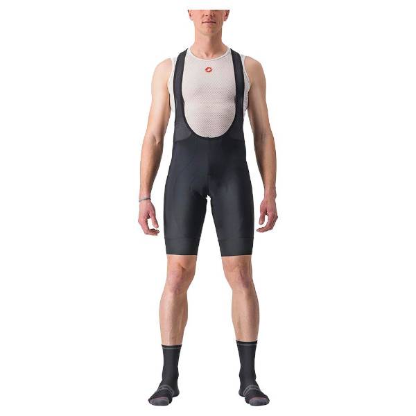 Picture of SHORTS CASTELLI ENTRATA 2 BIBSHORT SHORT WITH BRACES BLACK