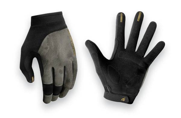 Picture of GLOVES BLUEGRASS REACT BLACK/GREY FULLFINGER