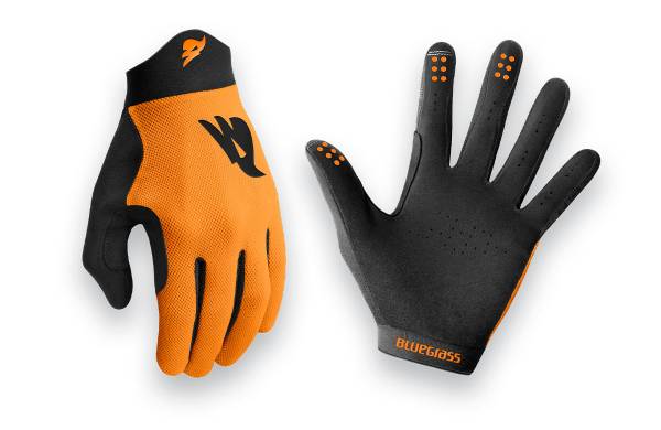 Picture of GLOVES BLUEGRASS UNION BLACK/ORANGE FULLFINGER