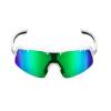 Picture of GLASSES SPIUK SKALA MIRROR GREEN LENS WHITE/BLACK