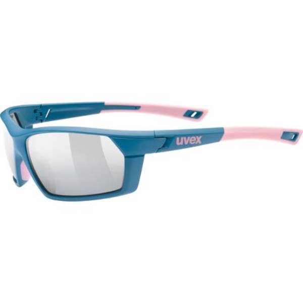 Picture of GLASSES UVEX SPORTSTYLE 225 BLUE MAT ROSE/LITEMIRROR SILVER