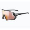 Picture of GLASSES UVEX SPORTSTYLE 231 2.0 BLACK MAT/MIRROR RED WITH PHOTOCHROTIC LENSES