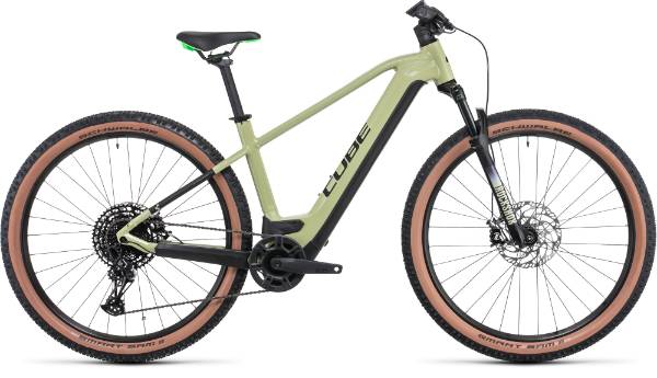 Picture of ELECTRIC BIKES CUBE MTB 29 REACTION HYBRID EXC 750 DISC (M/17") GREEN MEN 2022