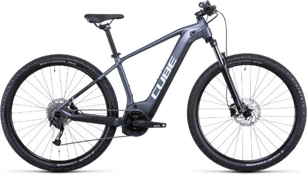 Picture of ELECTRIC BICYCLES CUBE MTB 29 REACTION HYBRID PERFORMANCE 500 DISC (M/17") METALLIC GRAY MEN 2022