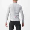 Picture of CASTELLI PROLOGO 7 LS JERSEY M SILVER GRAY/DEFENDER GREEN-BOR