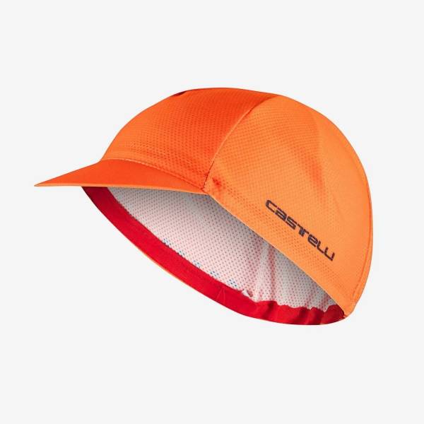 Picture of CASTELLI ROSSO CORSA 2 CAP BRILLIANT ORANGE UNI