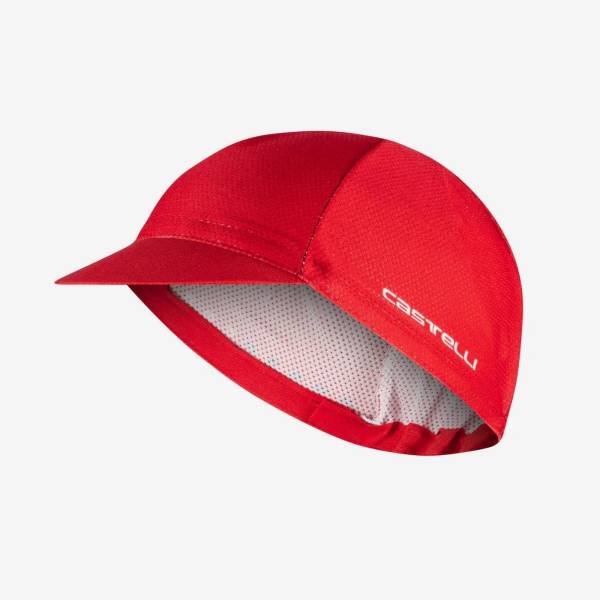 Picture of CASTELLI ROSSO CORSA 2 CAP RICH RED UNI