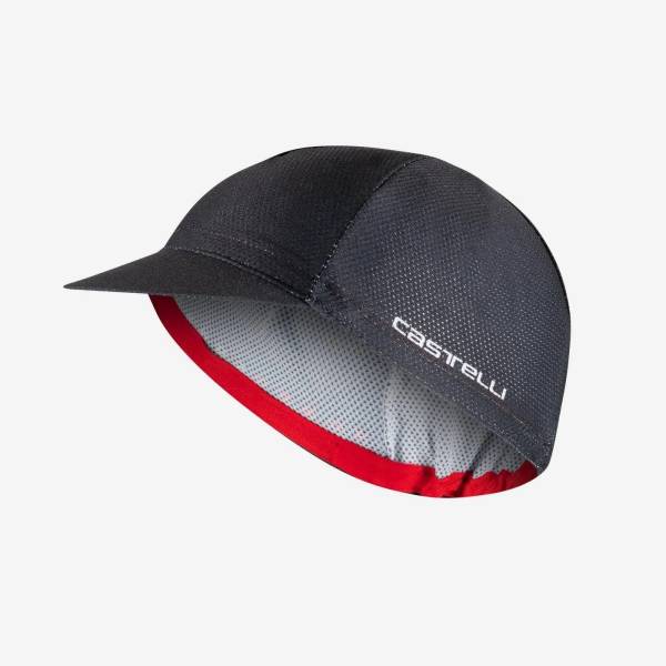 Picture of CASTELLI ROSSO CORSA 2 CAP BLACK UNI