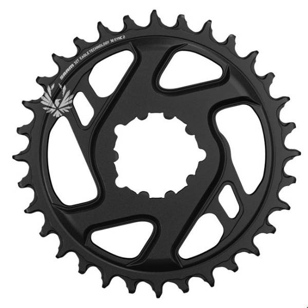 Picture of SRAM EAGLE X-SYNC2 32T DIRECT MOUNT CHAINRING 3MM OFFSET BOOST BLACK